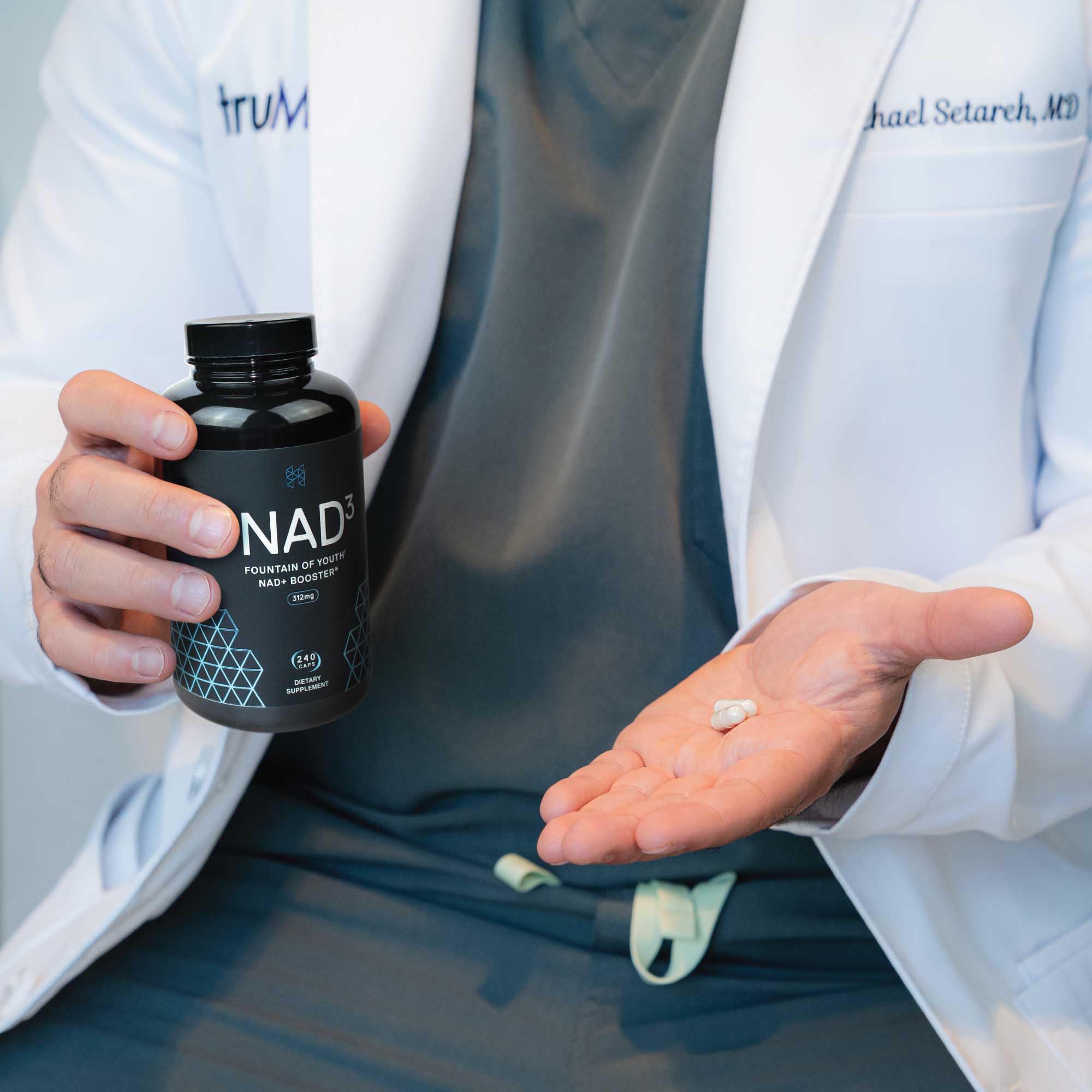 NAD3® 240 • An All Natural NAD+ Booster® Dietary Supplement (4 Month Supply)