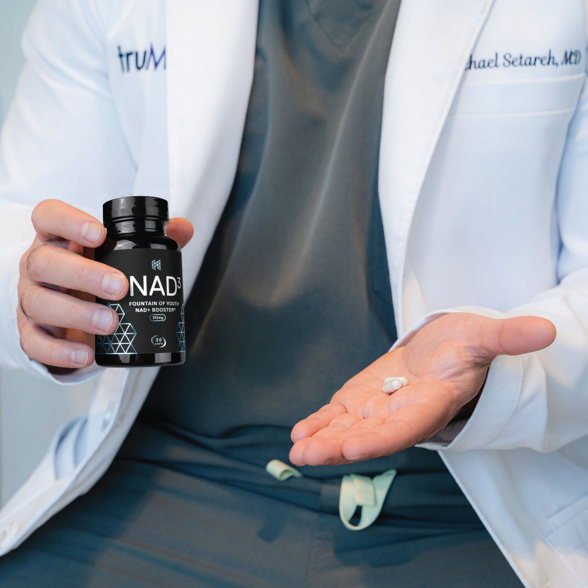 NAD3® 30 • Un suplemento dietético totalmente natural NAD+ Booster® (suministro para 15 días)