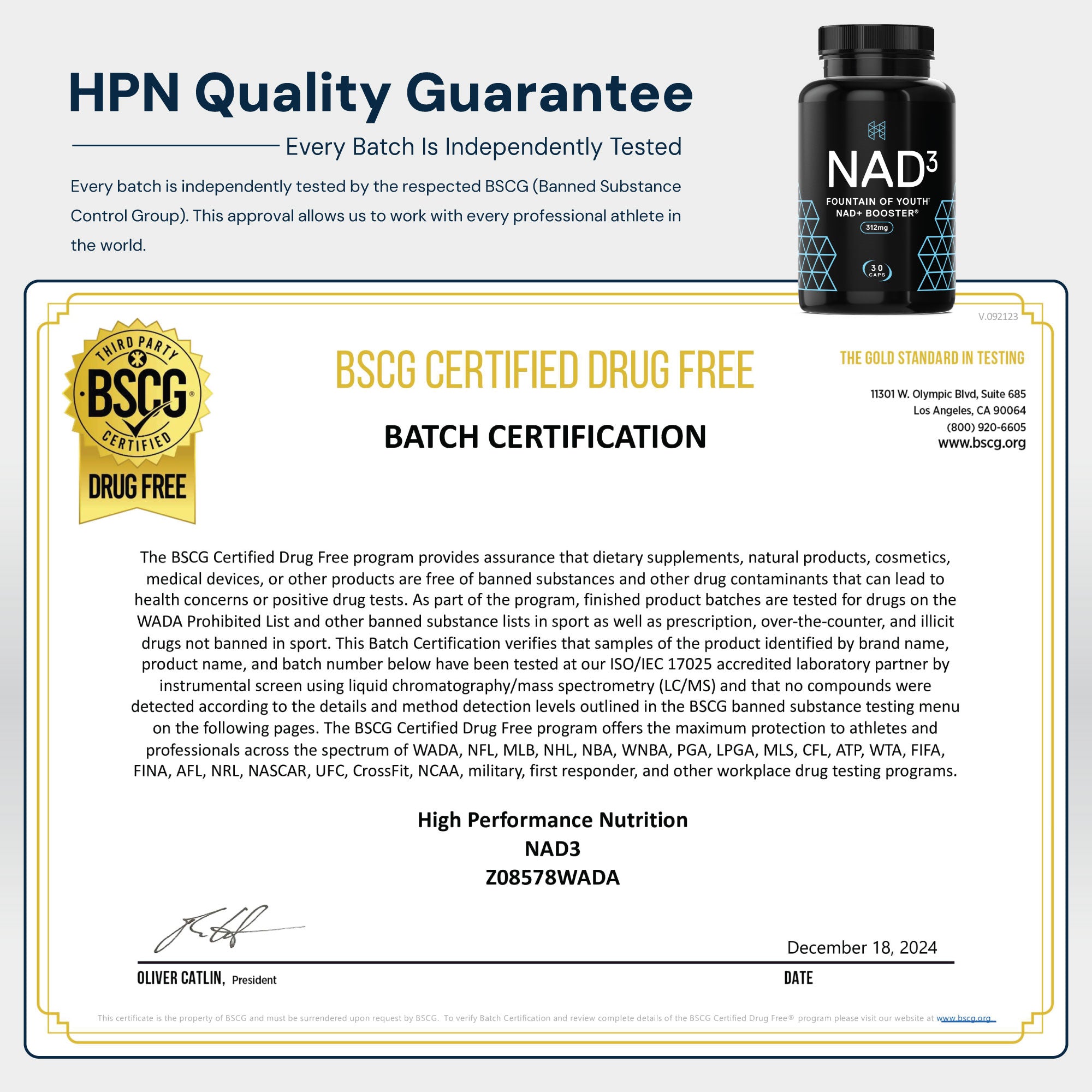 NAD3® 30 • Un suplemento dietético totalmente natural NAD+ Booster® (suministro para 15 días)