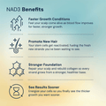 NAD3® 60 • Un suplemento dietético totalmente natural NAD+ Booster® (suministro para 1 mes) 