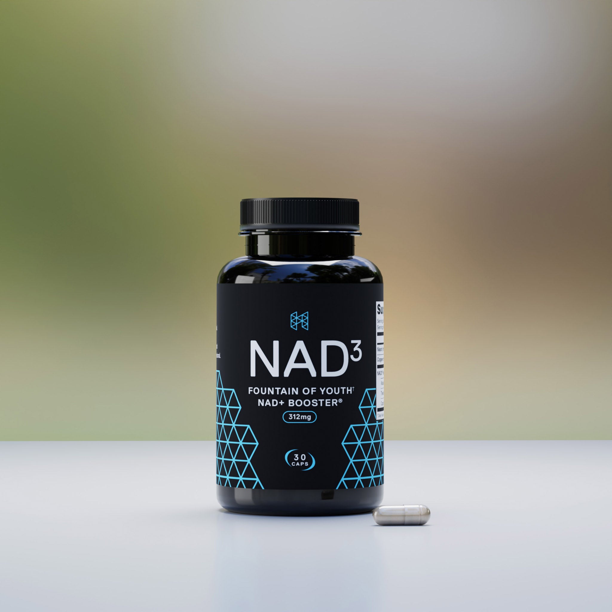 NAD3® 30 • Un suplemento dietético totalmente natural NAD+ Booster® (suministro para 15 días)