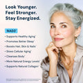 NAD3® 60 • Un suplemento dietético totalmente natural NAD+ Booster® (suministro para 1 mes) 