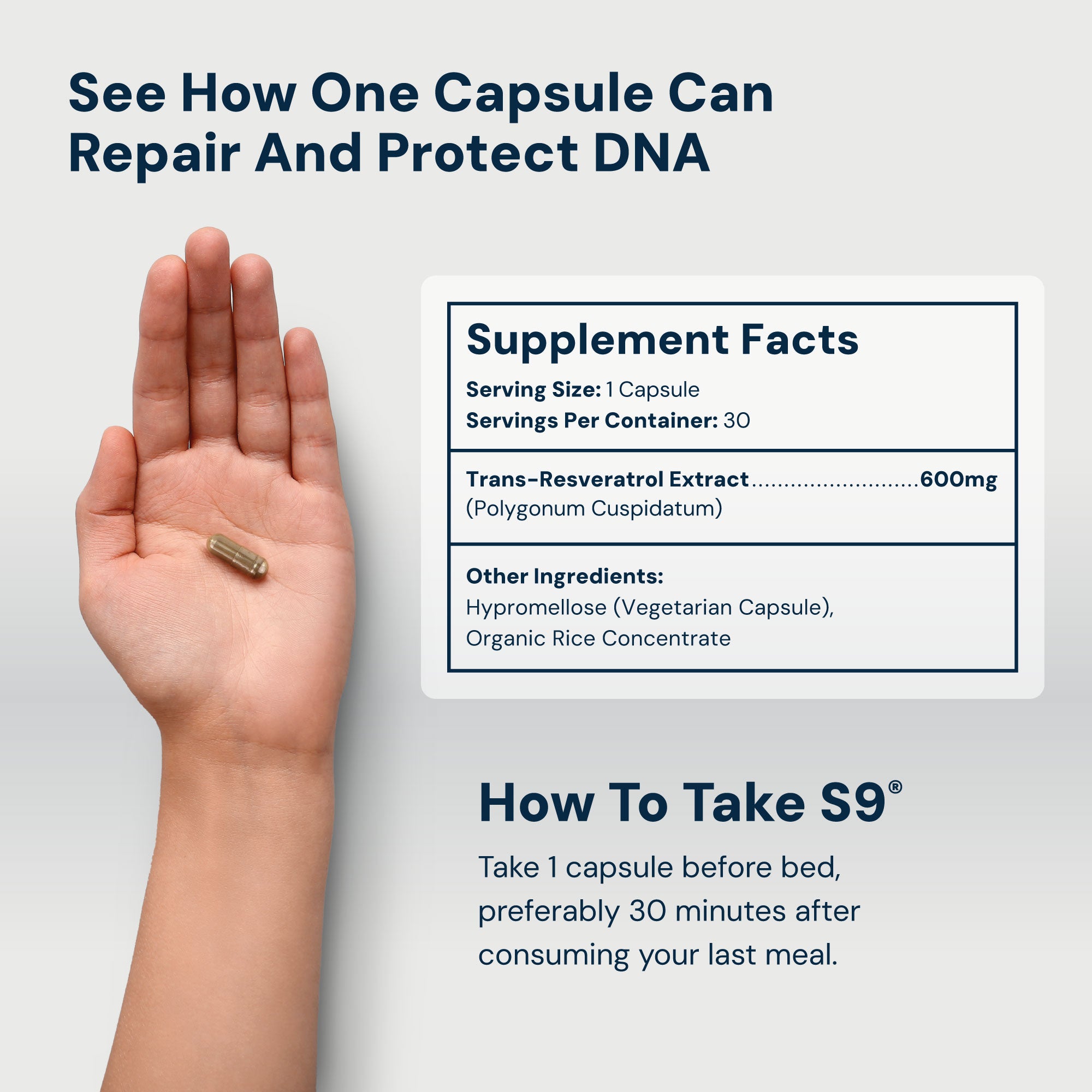 S9® Sirtuin Booster™ Resveratrol